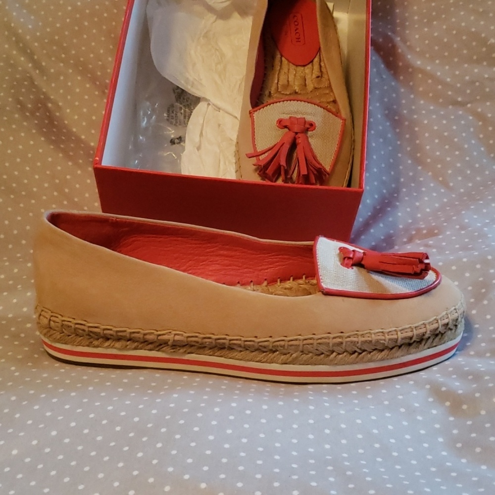Coach Romy Nubuck/Soft Nappa Flats - Picture 6 of 6